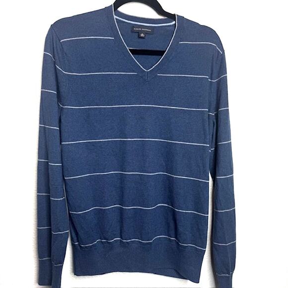 Banana Republic Mens Sweater Sz Medium Silk Cashmere Luxury Blend Pullover - Picture 3 of 11